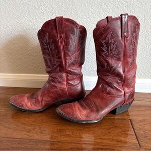 Ariat Red Heeled Boots